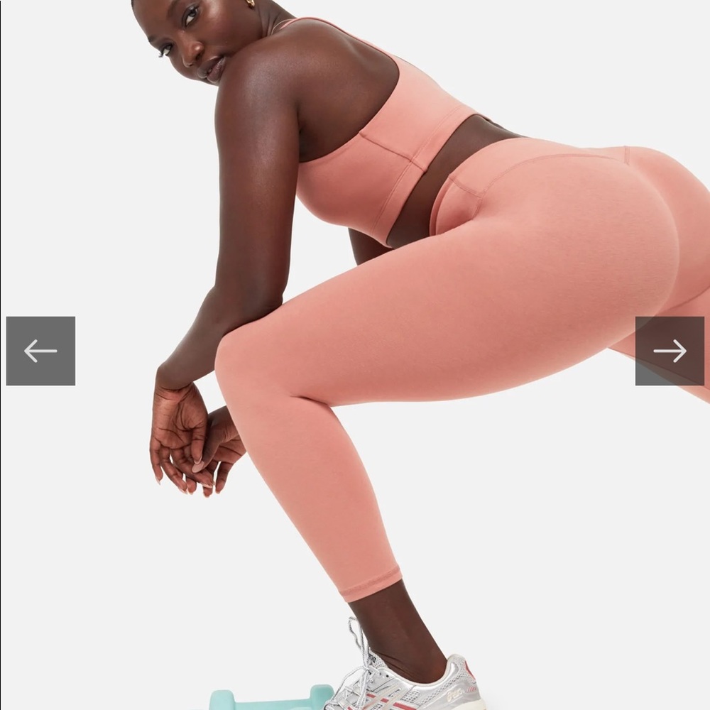 Mate the label organic stretch leggings in rose